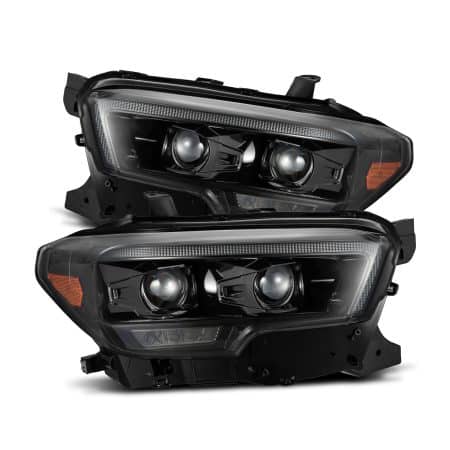 AlphaRex PRO-Series Halogen Projector Alpha-Black Headlights for N300 Toyota Tacoma