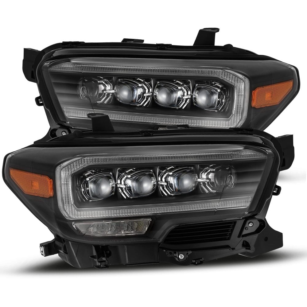 AlphaRex NOVA-Series LED Projector Black Headlights for N300 Toyota Tacoma