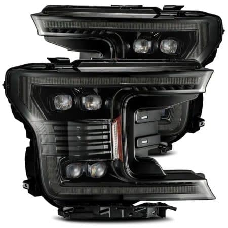 AlphaRex NOVA-Series LED Projector Alpha-Black Headlights for Gen 3 Ford F150 [AXHL-FF18-PPTS-LED-FLB-A-G2-CVT/AXHL-FF18-PPTS-LED-FLB-A-G2]