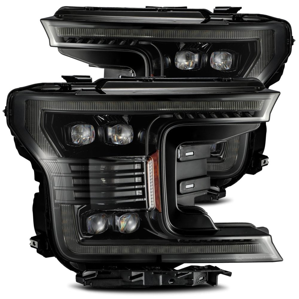 AlphaRex NOVA-Series LED Projector Alpha-Black Headlights for Gen 3 Ford F150 [AXHL-FF18-PPTS-LED-FLB-A-G2-CVT/AXHL-FF18-PPTS-LED-FLB-A-G2]