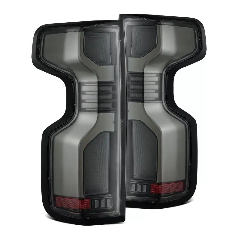 AlphaRex LUXX-Series LED Alpha-Black Tail Lights for T1 Chevrolet Silverado 1500 / 2500HD / 3500HD