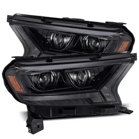 AlphaRex LUXX-Series LED Projector Alpha-Black Headlights for P703 Ford Ranger [AHL-FR16-PL-SA-FLB]