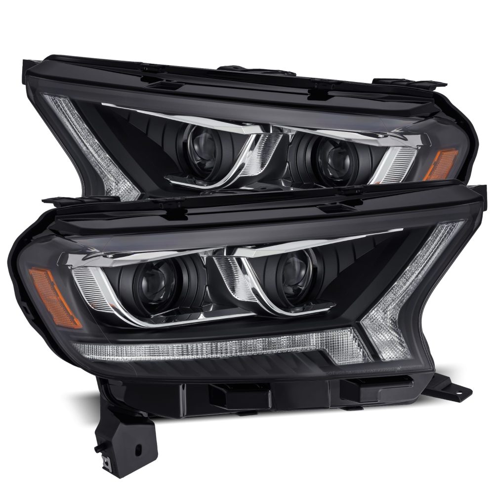 AlphaRex LUXX-Series LED Projector Black Headlights for P703 Ford Ranger [AHL-FR16-PL-SA-B]