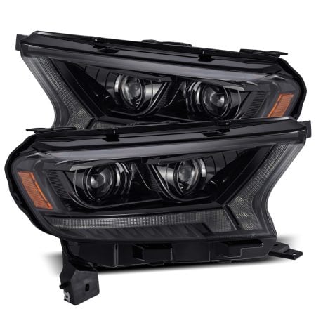 AlphaRex PRO-Series Halogen Projector Alpha-Black Headlights for P703 Ford Ranger [AHL-FR16-P-S-FLB]