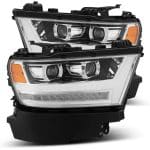 AlphaRex LUXX-Series LED Projector Chrome Headlights for DT Dodge Ram 1500 [AHL-DR19-PL-SA-C-CVT/AHL-DR19-PL-SA-C]