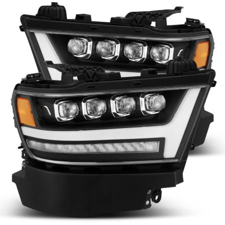 AlphaRex NOVA-Series LED Projector Black Headlights for DT Dodge Ram 1500 [AHL-DR19-N-B-CVT/AHL-DR19-N-B]