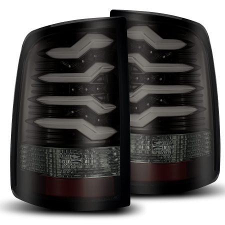 AlphaRex PRO-Series LED Jet Black Tail Lights for DT Dodge Ram 2500 / 3500 [ATL-DR19-2500-W-LBS]