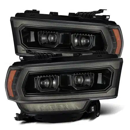AlphaRex LUXX-Series LED Projector Alpha-Black Headlights for DJ & D2 Dodge Ram 2500 / 3500 / 4500 / 5500 [AHL-DR219-PL-SA-FLB-CVT/AHL-DR219-PL-SA-FLB]