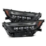AlphaRex NOVA-Series LED Projector Black Headlights for XA50 Toyota RAV4 (High Trim) [AHL-TR19-G2-N-B-CVT/AHL-TR19-G2-N-B]