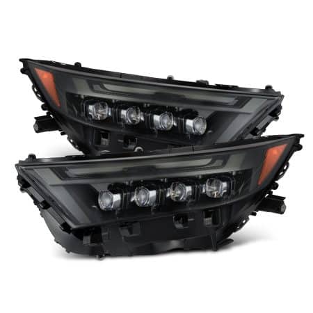AlphaRex NOVA-Series LED Projector Alpha-Black Headlights for XA50 Toyota RAV4 (Low Trim) [AHL-TR19-N-FLB-CVT/AHL-TR19-N-FLB]