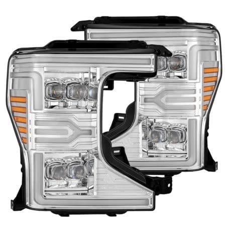 AlphaRex NOVA-Series LED Projector Chrome Headlights for P558 Ford Super Duty [AHL-FD20-N-C-CVT/AHL-FD20-N-C]