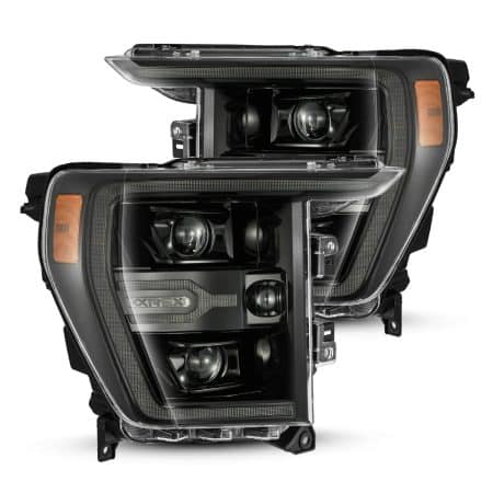 AlphaRex LUXX-Series LED Projector Alpha-Black Headlights for 14th Gen Ford F150 / F150 Raptor