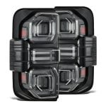 AlphaRex NOVA-Series Prismatic LED Black Tail Lights for U725 Ford Bronco [RTL-FB21-L SA-YW-B-CVT/RTL-FB21-SA-YW-LB]