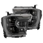 AlphaRex LUXX-Series LED Projector Alpha-Black Headlights for P703 Ford Ranger / Ranger Raptor [AHL-FR24-PL-SA-FLB-CVT-RPT/AHL-FR24-PL-SA-FLB]