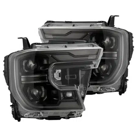 AlphaRex LUXX-Series LED Projector Alpha-Black Headlights for P703 Ford Ranger / Ranger Raptor [AHL-FR24-PL-SA-FLB-CVT-RPT/AHL-FR24-PL-SA-FLB]
