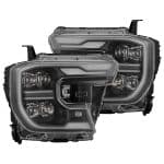 AlphaRex NOVA-Series LED Projector Black Headlights for P703 Ford Ranger / Ranger Raptor [AHL-FR24-N-B-CVT-RPT/AHL-FR24-N-B]