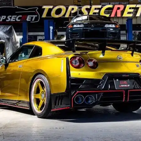 Top Secret Rear Bumper & Under Bumper Set for R35 Nissan GT-R