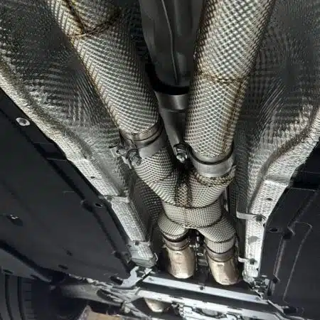 Capristo Mid-Pipes w/ Heat Protection for F167 Ferrari 12Cilindri