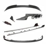Trevora TR87 Carbon Body Kit for G87 BMW M2 - Rear Spoiler with Winglets