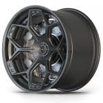 Brixton Forged RS Series MW03 Targa Wheel - Front Side View of Wheel