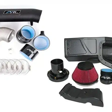 PRL Motorsports Matte Carbon Fiber HVI and Inlet Pipe Bundle for FL5 Honda Civic Type R [PRL-FL5-CARB-HVI-INLET-BNDL]