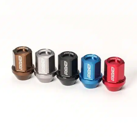 Rays Dura-Nut L32 Black Lug Nut Set (16 Lug + 4 Lock) for M12x1.25 Thread Vehicles [WDURA3212125B]