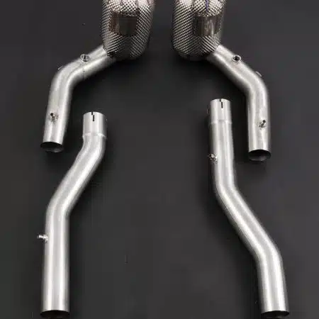 Capristo Sport Downpipes w/ Heat Protection for F169 Ferrari Roma [02FE13003003/02FE13003008]