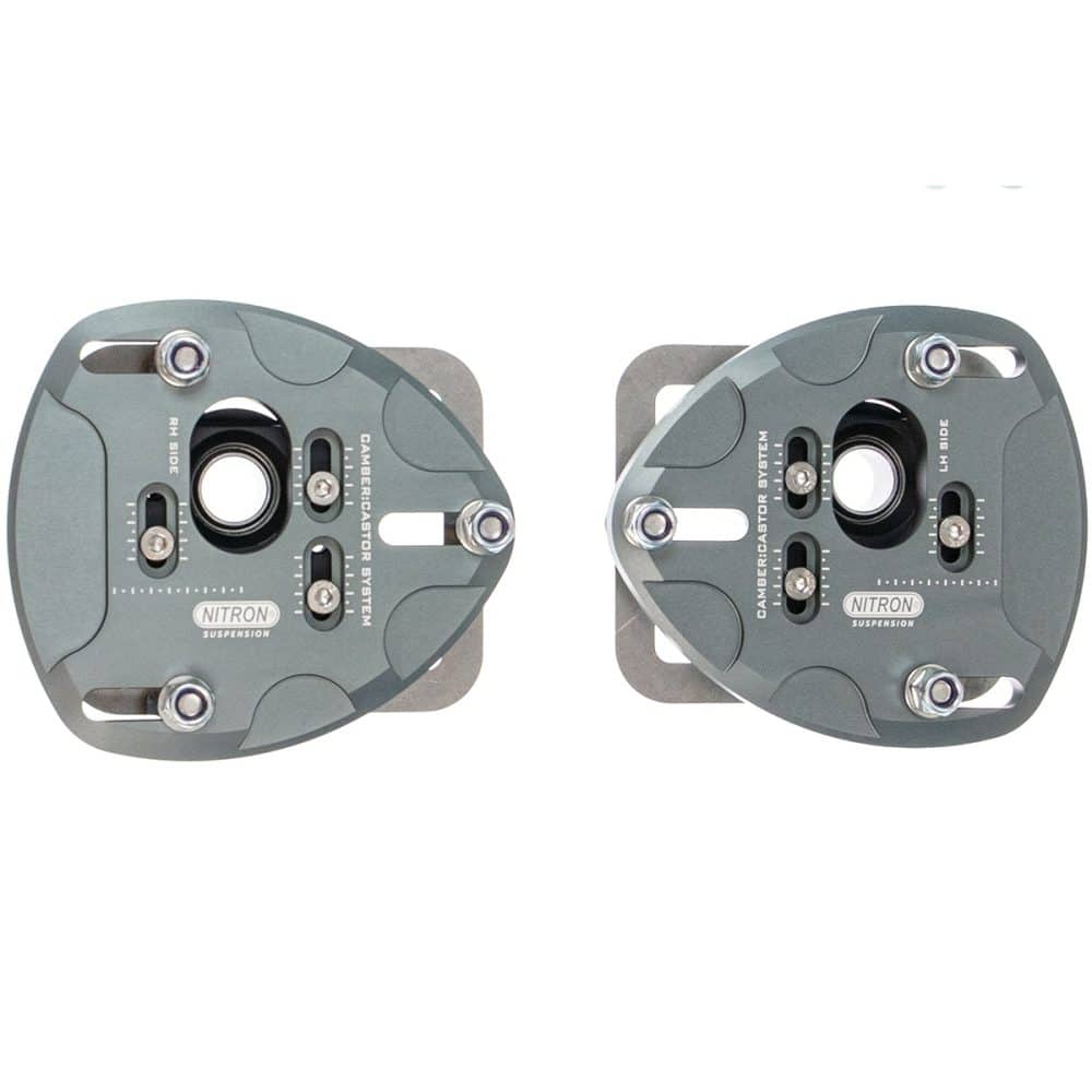 Nitron Adjustable Front Top Plates for E82 BMW 1M Coupe - Overview of Pair