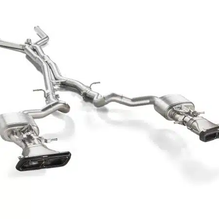 Akrapovic Titanium Evolution Line & Link Pipe w/ Gloss Carbon Tips for W213 S213 Mercedes-AMG E63 & E63 S [MTP-ME/T/5H-5-G]