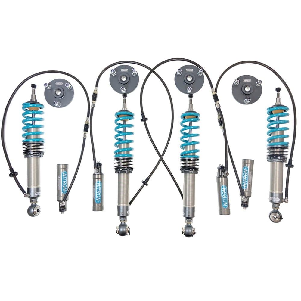 Nitron NTR-R3 Coilover Kit for NA1 / NA2 Acura NSX with Hose Reservoirs - Overview of Kit