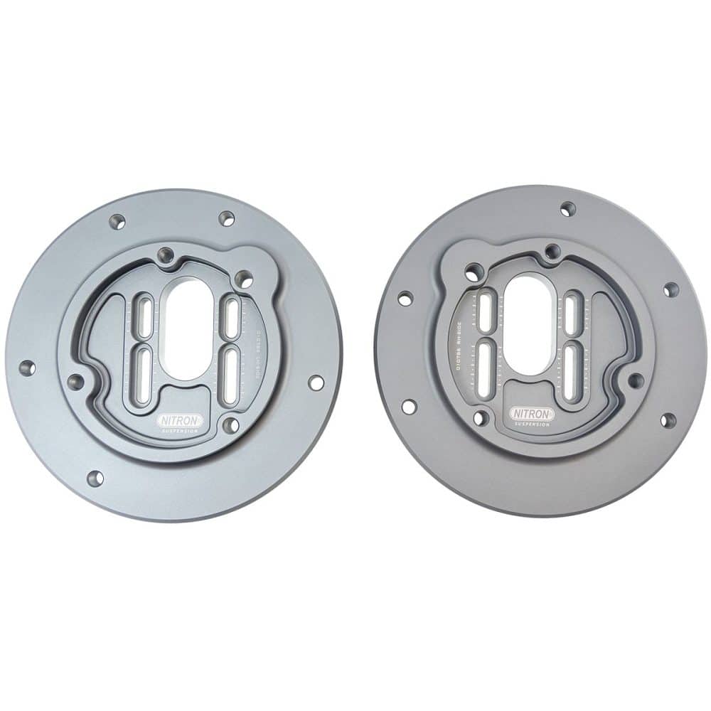 Nitron Adjustable Front Top Plates for F80 BMW M3 - Overview of Pair