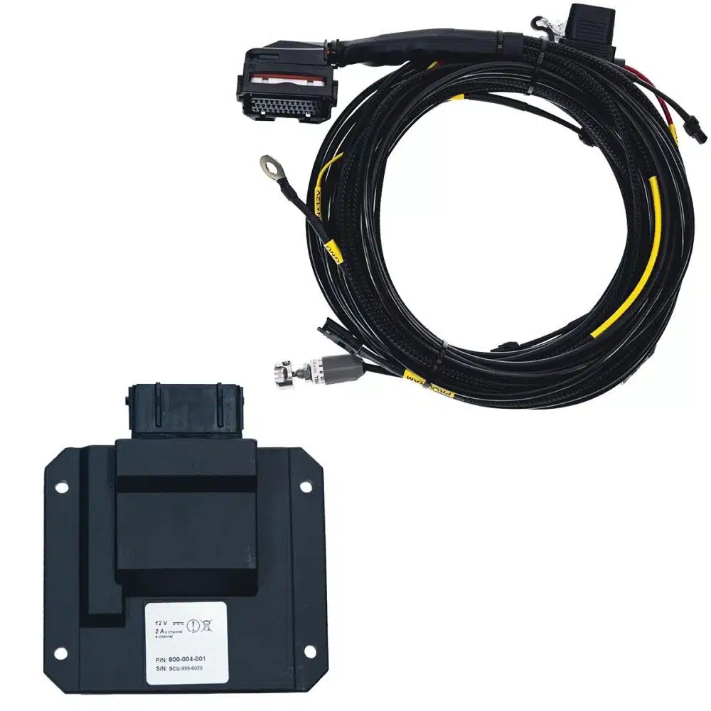 Nitron elec-TRON DCU for 42 Audi R8 - Overview of DCU & Wiring Loom