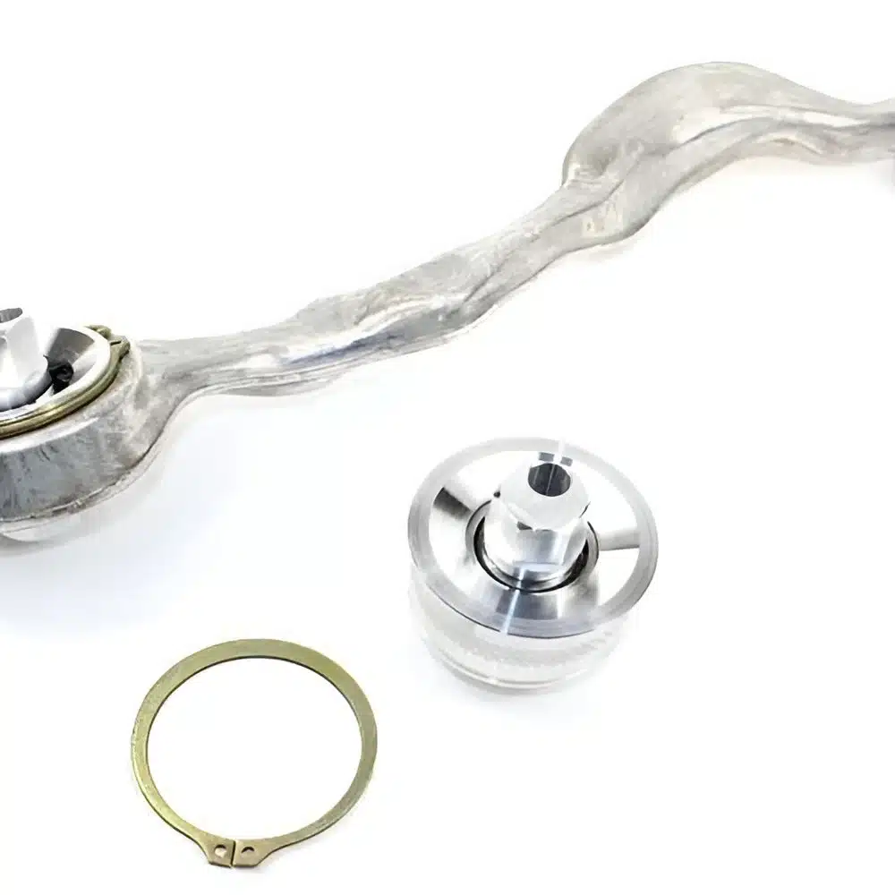 SPL Parts Adjustable Front Caster Rod Monoball Bushings for E8x BMW 1 Series, E9x 3 Series, and F8x M2 / M3 / M4