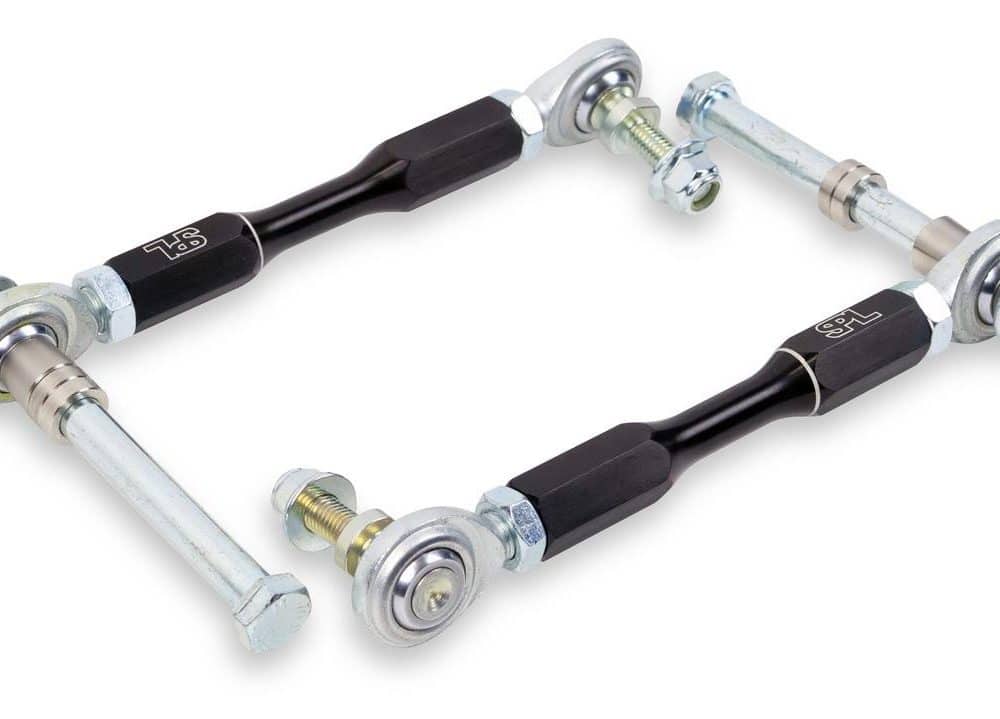 SPL Parts Adjustable Front Sway Bar Endlinks for Porsche 911 (991), Boxster (981 and 982/718), and Cayman (981 and 982/718)