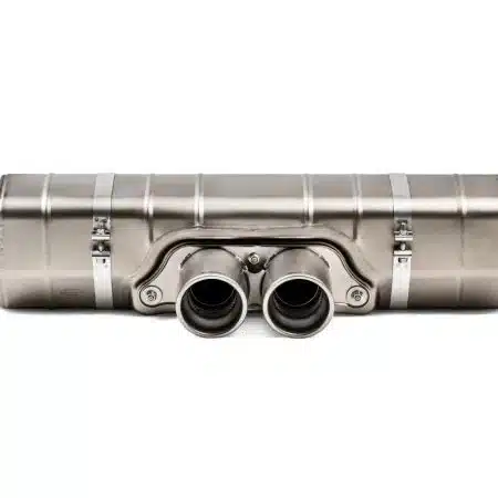 Akrapovic Titanium Slip-On Line w/ Tail Pipe Set & Carbon Fiber Diffuser for 991.2 Porsche 911 GT3 & GT3 Touring [S-PO/TI/10H-TP-DI]