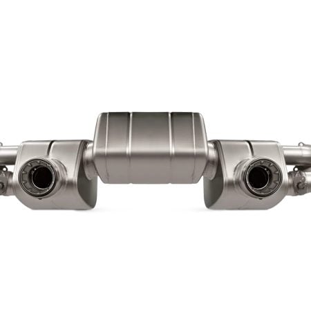 Akrapovic Titanium Slip-On Race Line for Porsche 718 982 with Black Titanium Tips [S-PO/TI/18/1-TPB]