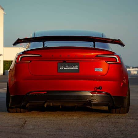 Unplugged Performance Ascension-RR Carbon Tesla Model 3 Highland Rear Wing [UP-M3H-539]