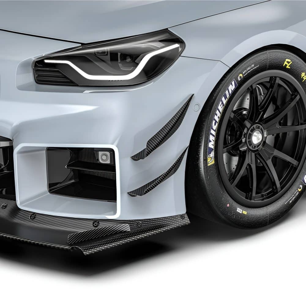 ADRO ARD Carbon Canards for G87 BMW M2 Installed