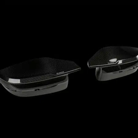 Akrapovic Gloss Carbon Fiber Mirror Cap Set for G87 BMW M2, G80 M3 and G82/G83 M4 [WM-BM/CA/4/G]