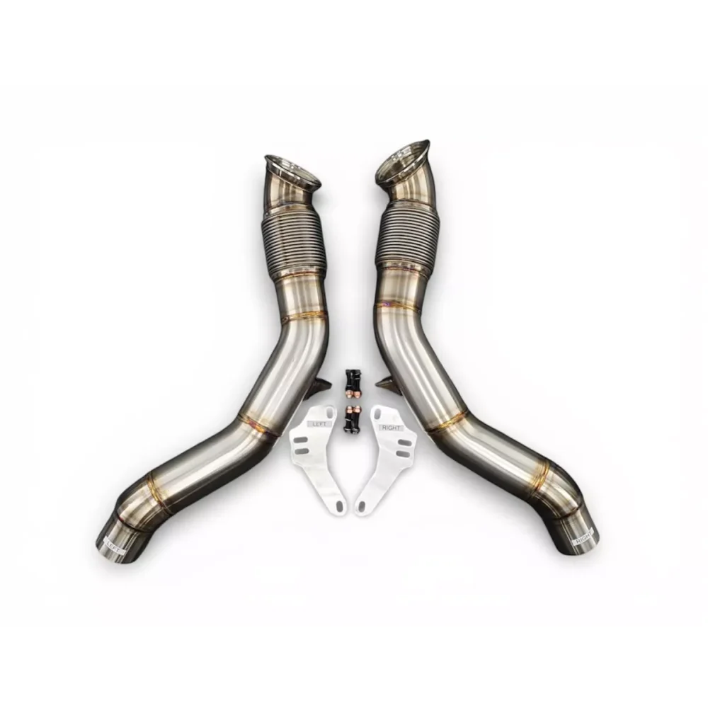 Ferrari 488 Downpipes by RedStar, Race version