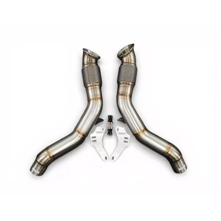 RedStar Exhaust Performance Downpipes for Ferrari 488 GTB, Spider, and Pista
