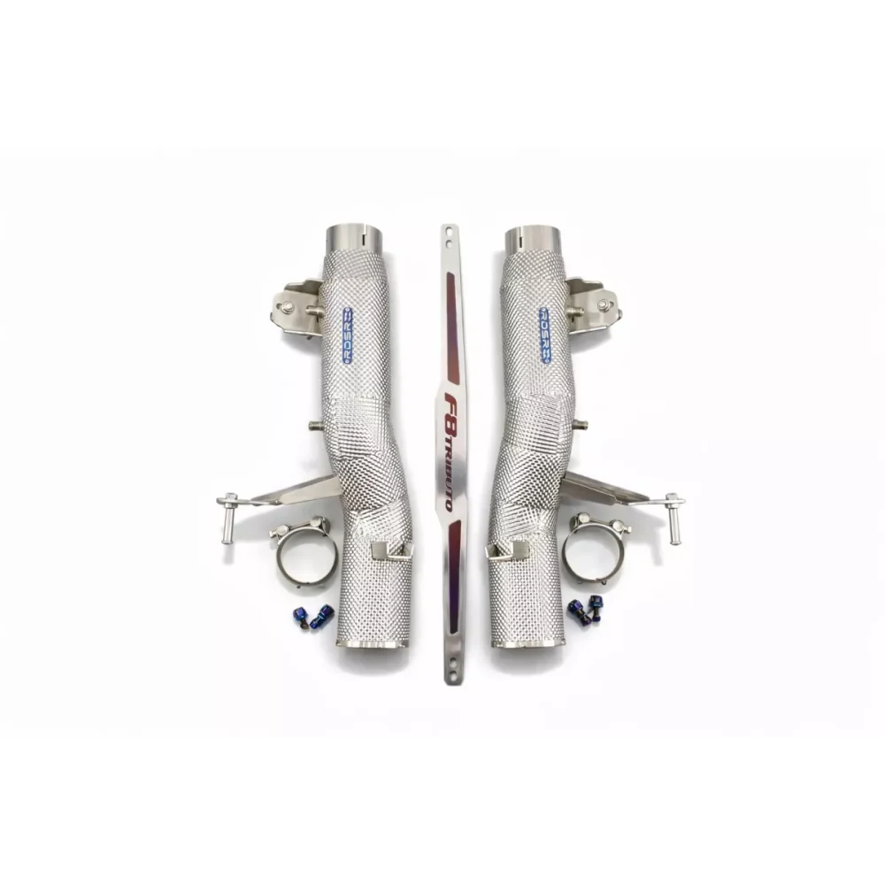 Ferrari F8 Tributo Straight Race Exhaust by RedStar