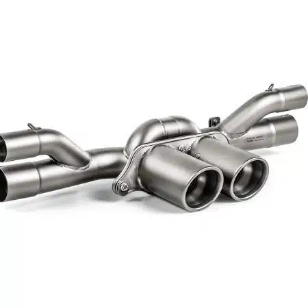 Akrapovic Titanium Slip-On Race Line w/ Tail Pipe Set & Carbon Fiber Diffuser for 991.2 Porsche 911 GT3 & GT3 Touring [S-PO/TI/8-TP-DI]