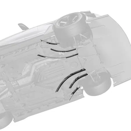 ADRO ARD Prepreg Underbody Vanes for A90 / A91 Toyota GR Supra [R18A20-2601]