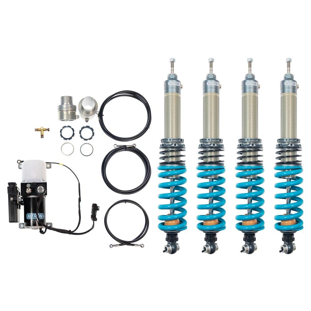 Nitron RS Coilover Kit w/ Standalone FAL for P13 McLaren 540C, 570GT, 570S, and 600LT - Overview of Kit