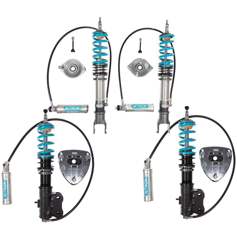 Nitron NTR-R3 Coilover Kit for CT9A Mitsubishi Lancer Evolution VII, VIII, and IX - Overview of Kit