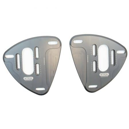 Nitron Front Adjustable Top Plates for 987 Porsche Boxster and Boxster S / Cayman, Cayman R, and Cayman S [NTCPO030TPF]