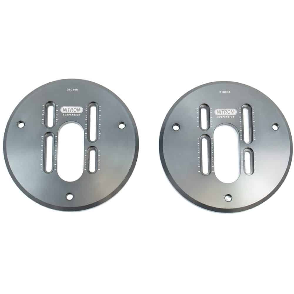 Nitron Rear Adjustable Top Plates for 987 Porsche Boxster and Boxster S / Cayman, Cayman R, and Cayman S - Top Overview