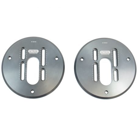 Nitron Rear Adjustable Top Plates for 987 Porsche Boxster and Boxster S / Cayman, Cayman R, and Cayman S [NTCPO030TPR]