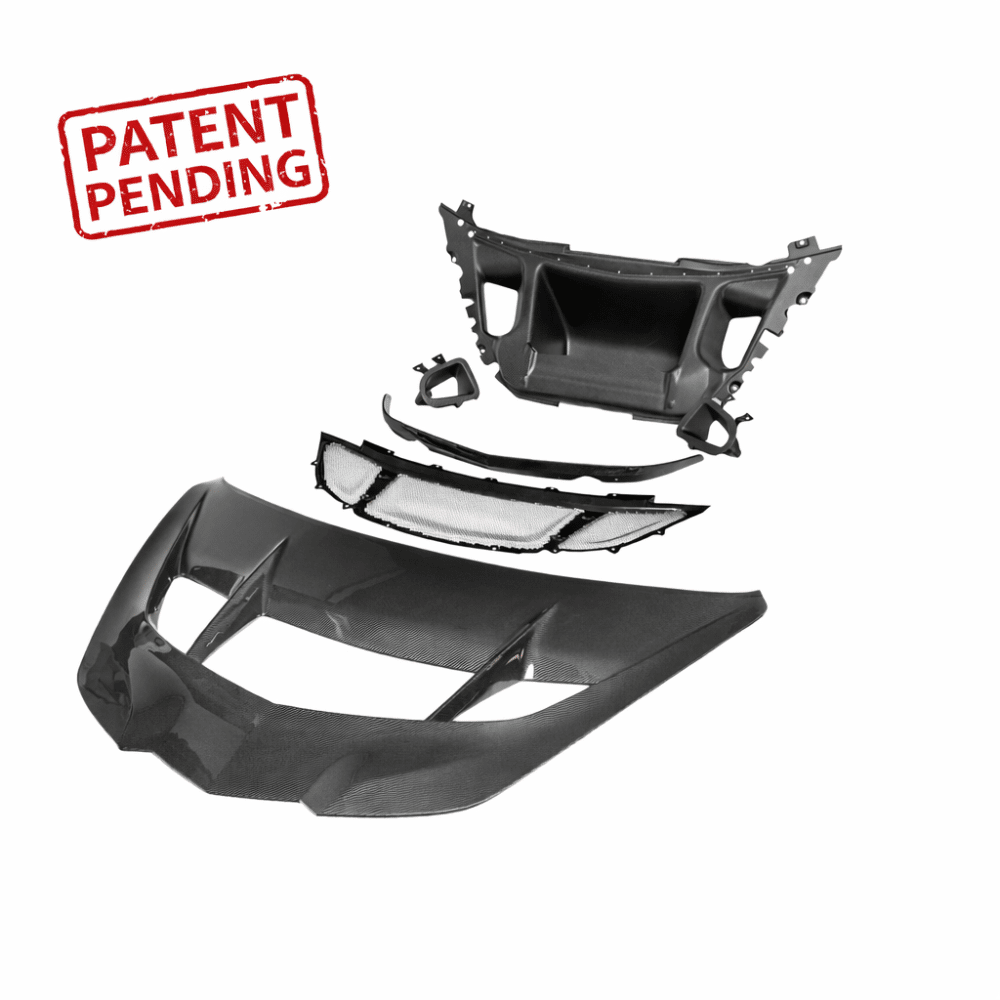 C8 ZR1 Carbon Fiber Hood, hood system overview